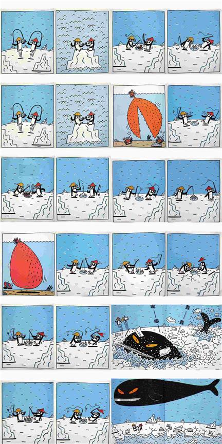 【儿童绘本】宫西达也 -恐龙系列10年珍藏版-《乒乒和乓乓钓大鱼》 